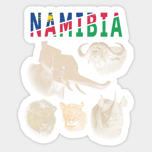 Big Five Namibia Safari Sticker by scotch